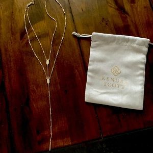 Kendra Scott Adelia Y Gold Necklace